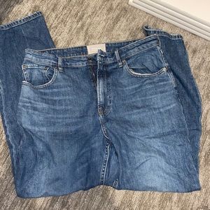 Everlane high rise straight jean